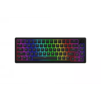 HATOR Skyfall 65 Cablata, Meccanica, USB-C, Aurum Sterling, 70M pressioni, RGB, nero, 790g