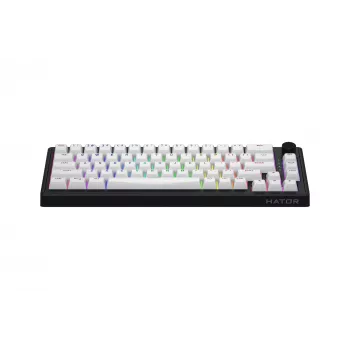 HATOR Skyfall Wireless 65 Tastiera Gaming USB + RF Wireless + Bluetooth QWERTY US English nero, bianco