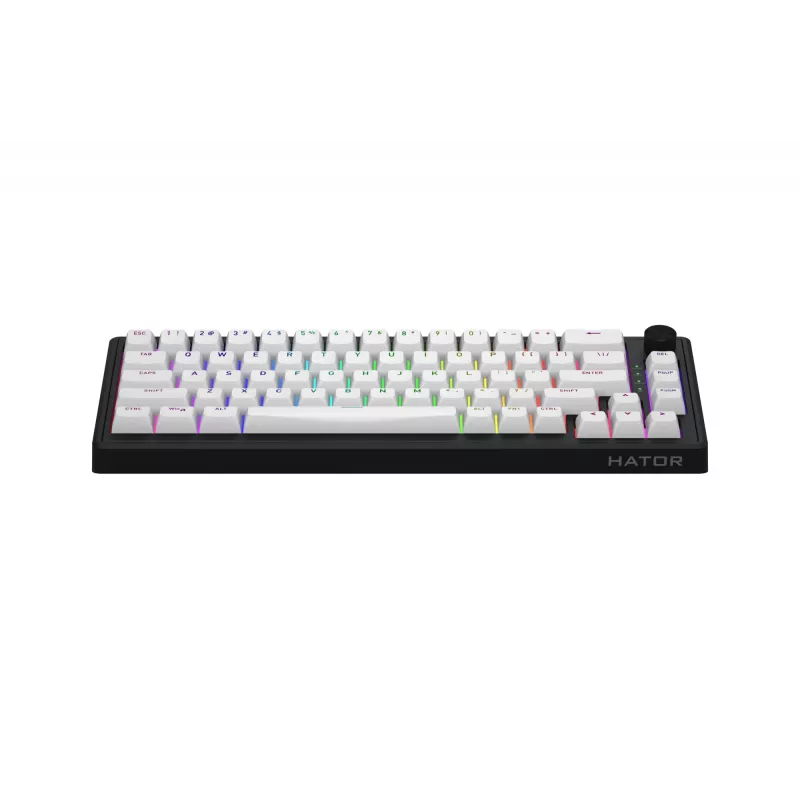 HATOR Skyfall Wireless 65 Tastiera Gaming USB + RF Wireless + Bluetooth QWERTY US English nero, bianco