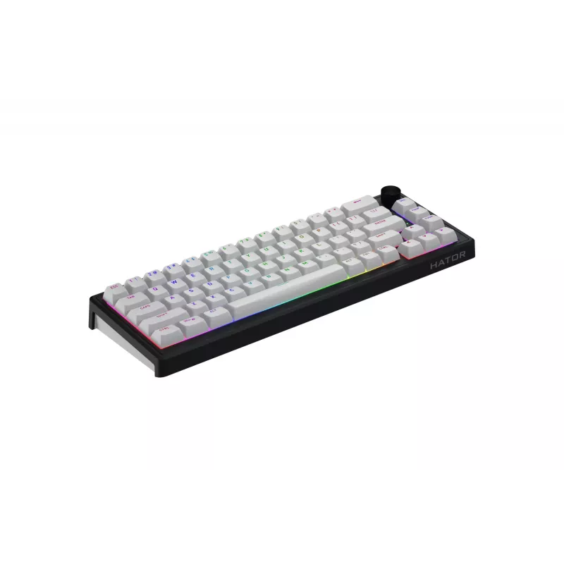 HATOR Skyfall Wireless 65 Tastiera Gaming USB + RF Wireless + Bluetooth QWERTY US English nero, bianco