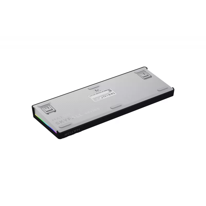 HATOR Skyfall Wireless 65 Tastiera Gaming USB + RF Wireless + Bluetooth QWERTY US English nero, bianco