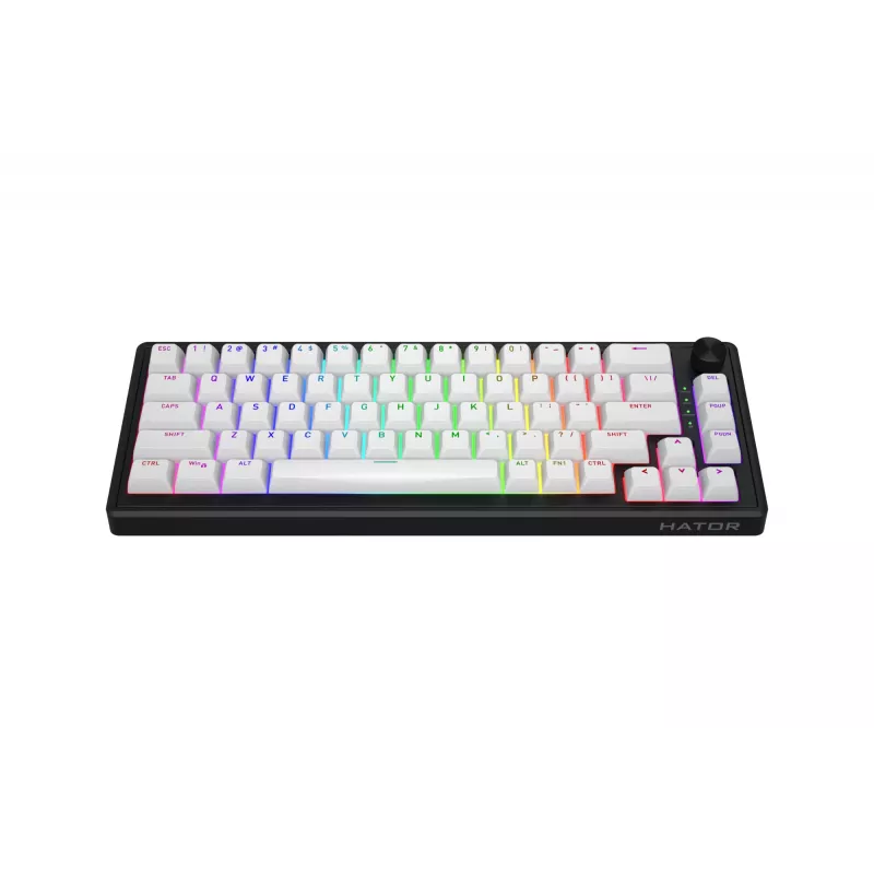 HATOR Skyfall Wireless 65 Tastiera Gaming USB + RF Wireless + Bluetooth QWERTY US English nero, bianco