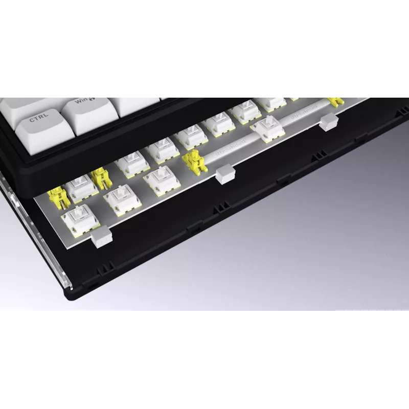 HATOR Skyfall Wireless 65 Tastiera Gaming USB + RF Wireless + Bluetooth QWERTY US English nero, bianco