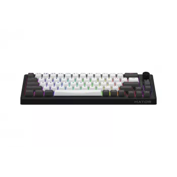 HATOR Skyfall Pro Wireless 65 Tastiera Gaming USB + RF Wireless + Bluetooth QWERTY US English nero, grigio