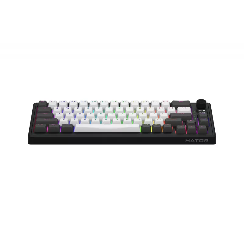 HATOR Skyfall Pro Wireless 65 Tastiera Gaming USB + RF Wireless + Bluetooth QWERTY US English nero, grigio