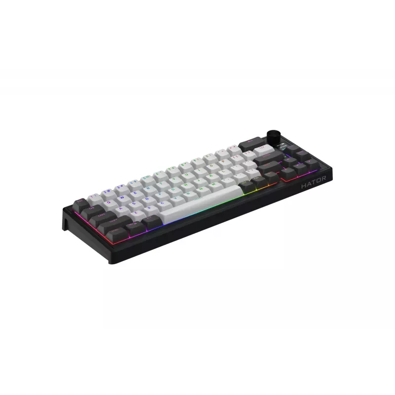 HATOR Skyfall Pro Wireless 65 Tastiera Gaming USB + RF Wireless + Bluetooth QWERTY US English nero, grigio