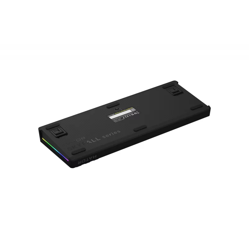 HATOR Skyfall Pro Wireless 65 Tastiera Gaming USB + RF Wireless + Bluetooth QWERTY US English nero, grigio