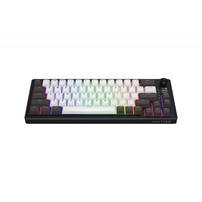 HATOR Skyfall Pro Wireless 65 Tastiera Gaming USB + RF Wireless + Bluetooth QWERTY US English nero, grigio