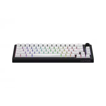 HATOR Skyfall 65 MAG ULTRA 8K Tastiera Gaming USB QWERTY US-English nero, bianco