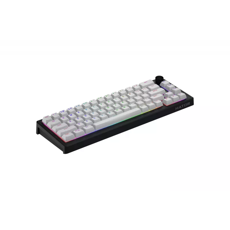 HATOR Skyfall 65 MAG ULTRA 8K Tastiera Gaming USB QWERTY US-English nero, bianco