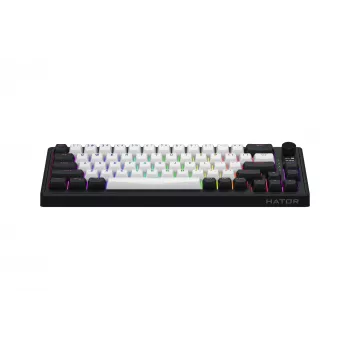 HATOR Skyfall 65 MAG ULTIMA 8K tastiera wireless Gaming USB + RF Wireless + Bluetooth QWERTY US English nero, bianco