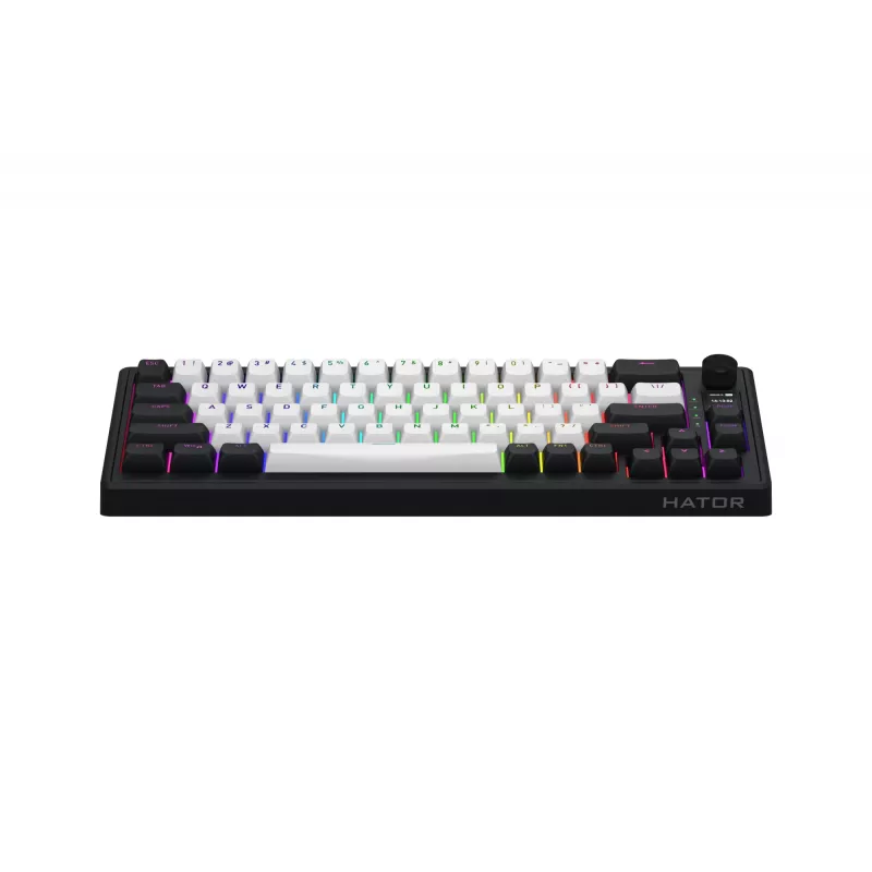 HATOR Skyfall 65 MAG ULTIMA 8K tastiera wireless Gaming USB + RF Wireless + Bluetooth QWERTY US English nero, bianco