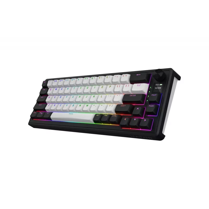 HATOR Skyfall 65 MAG ULTIMA 8K tastiera wireless Gaming USB + RF Wireless + Bluetooth QWERTY US English nero, bianco