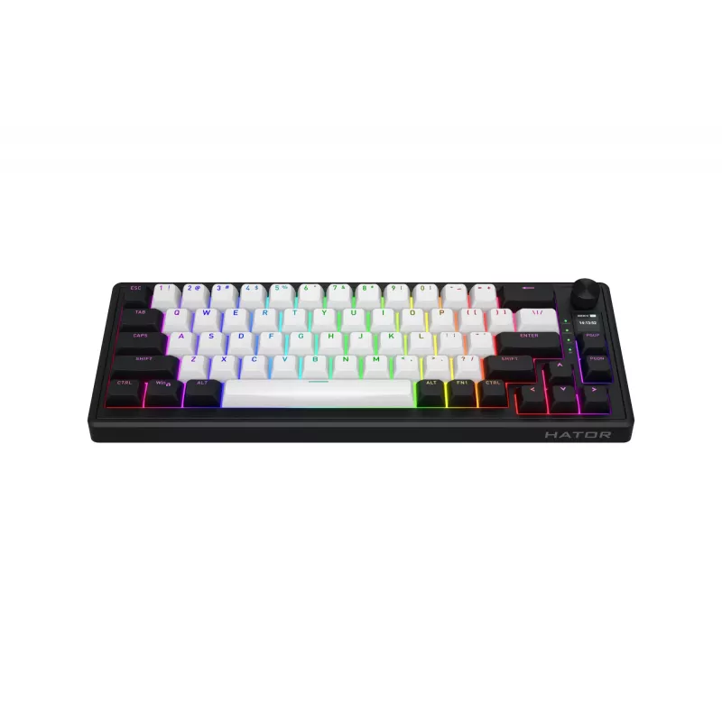 HATOR Skyfall 65 MAG ULTIMA 8K tastiera wireless Gaming USB + RF Wireless + Bluetooth QWERTY US English nero, bianco