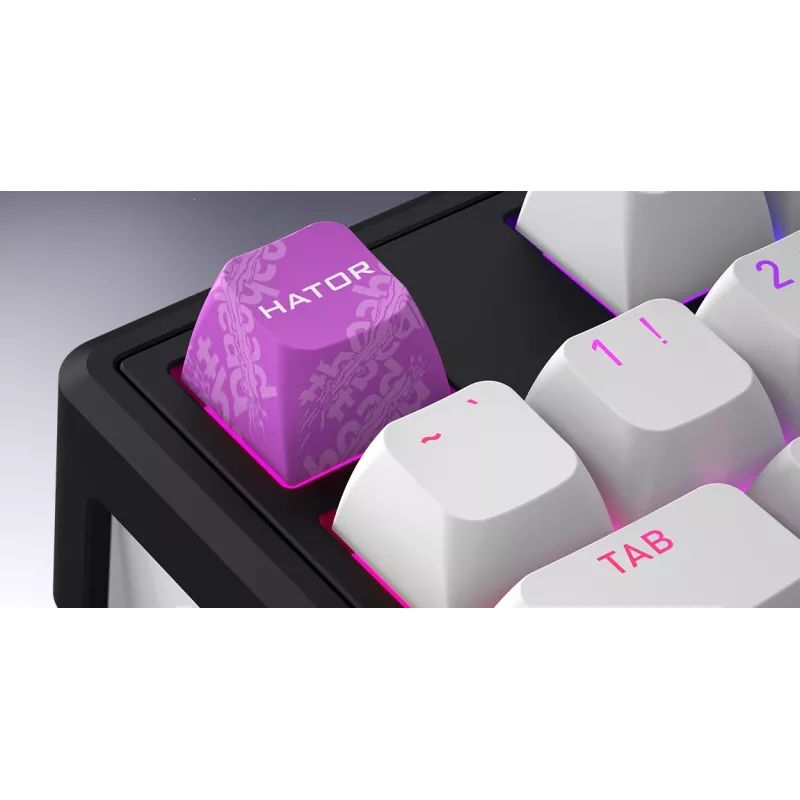 HATOR Skyfall 65 MAG ULTIMA 8K tastiera wireless Gaming USB + RF Wireless + Bluetooth QWERTY US English nero, bianco