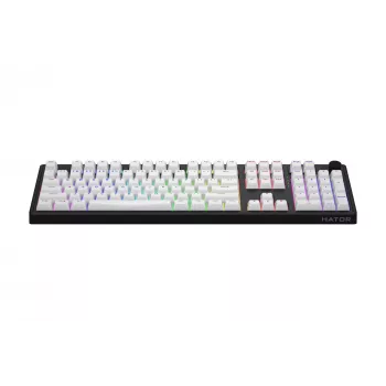 HATOR Skyfall Wireless 100 Tastiera Gaming USB + RF Wireless + Bluetooth QWERTY US English nero, bianco