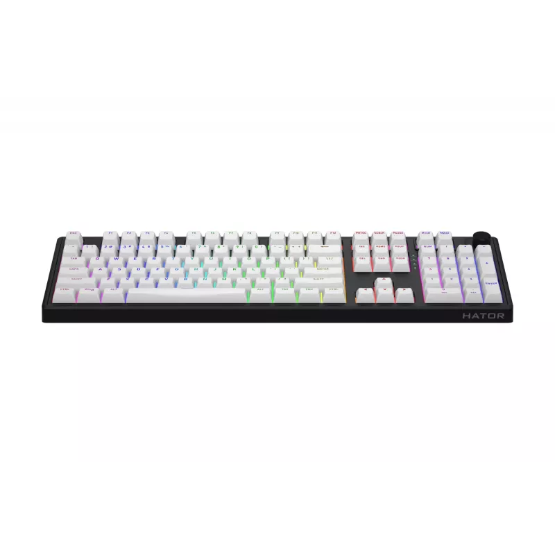HATOR Skyfall Wireless 100 Tastiera Gaming USB + RF Wireless + Bluetooth QWERTY US English nero, bianco