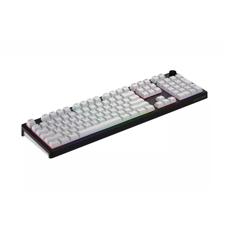HATOR Skyfall Wireless 100 Tastiera Gaming USB + RF Wireless + Bluetooth QWERTY US English nero, bianco