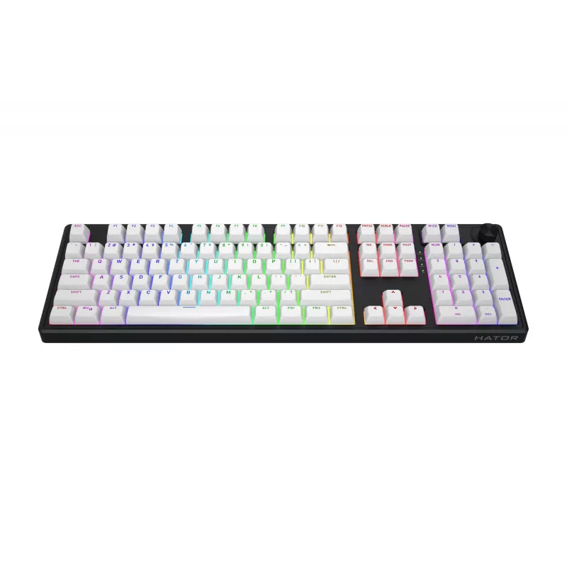 HATOR Skyfall Wireless 100 Tastiera Gaming USB + RF Wireless + Bluetooth QWERTY US English nero, bianco