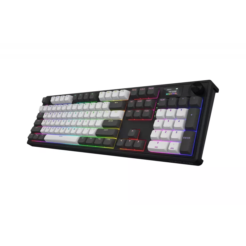 HATOR Skyfall Pro Wireless 100 Tastiera Gaming USB + RF Wireless + Bluetooth QWERTY US English nero, grigio