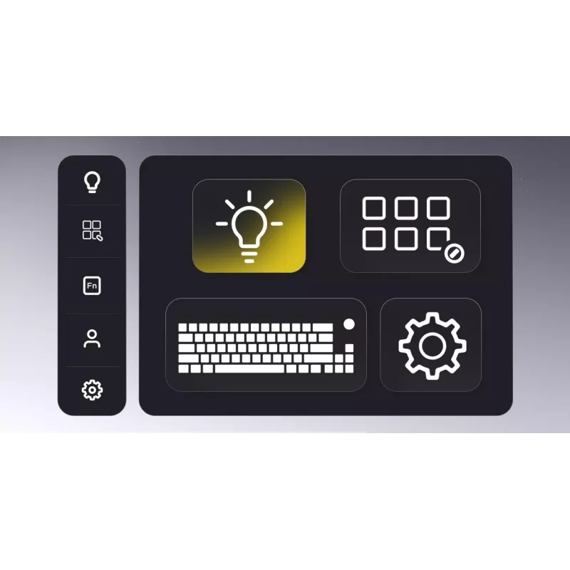 HATOR Skyfall Pro Wireless 100 Tastiera Gaming USB + RF Wireless + Bluetooth QWERTY US English nero, grigio
