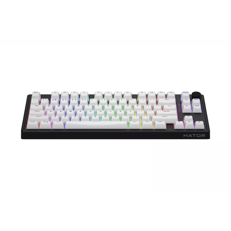 HATOR Skyfall 80 MAG ULTRA 8K Tastiera Gaming USB QWERTY US-English nero, bianco