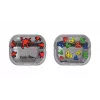 Custodia Samsung Keith Haring Slickback per Galaxy Buds3 Pro rossa trasparente