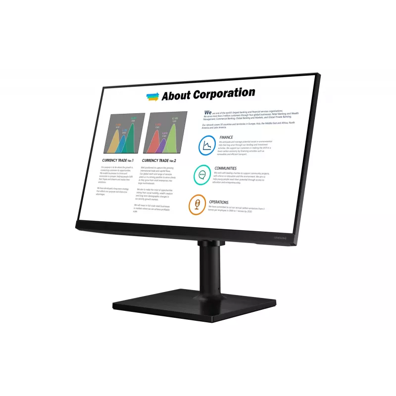 Monitor per computer Samsung T45F 68,6 cm (27 inch) 1920 x 1080 Pixel Full HD LED nero