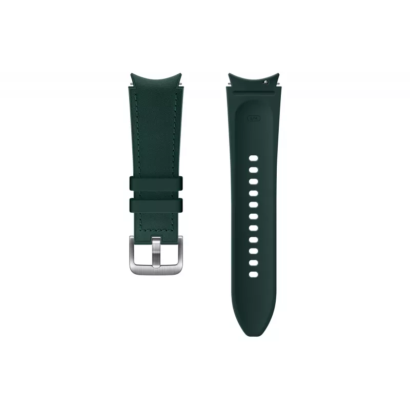 Accessorio per smart wearable Samsung ET-SHR88SGEGEU cinturino verde fluoroelastomero, pelle vera