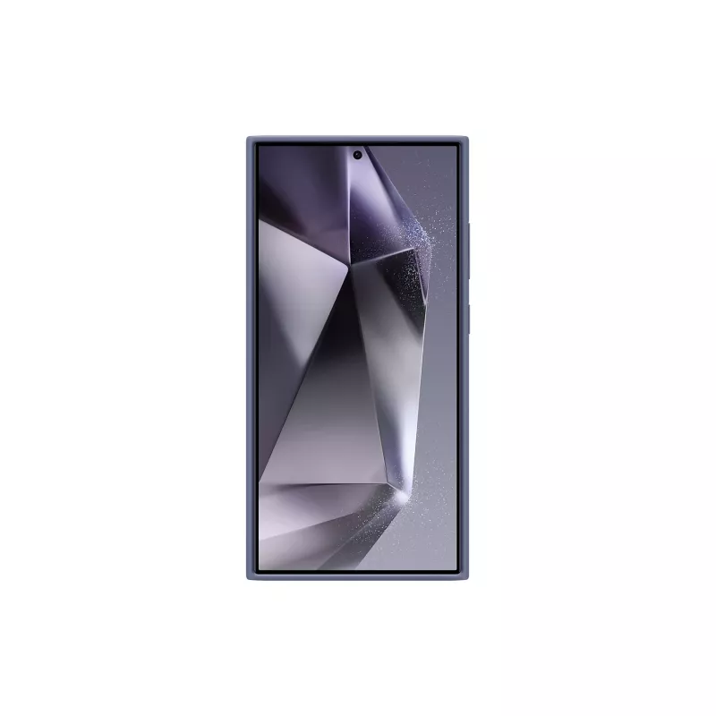 Custodia in silicone Samsung Galaxy S24 Ultra Viola Monocromatico