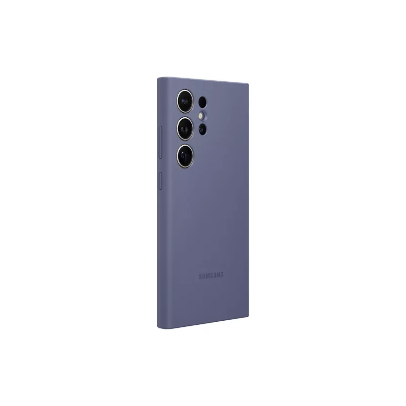 Custodia in silicone Samsung Galaxy S24 Ultra Viola Monocromatico