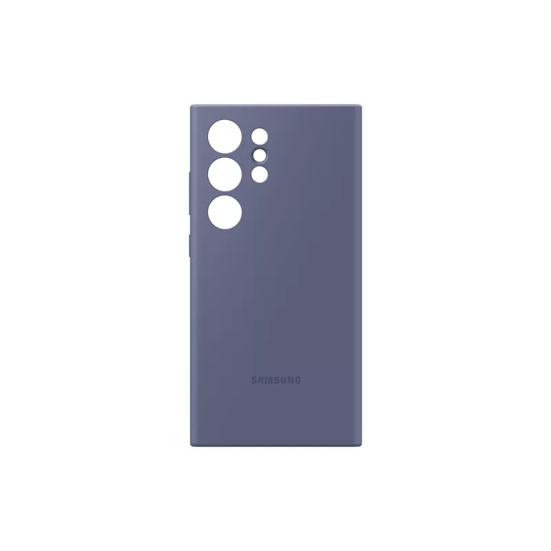 Custodia in silicone Samsung Galaxy S24 Ultra Viola Monocromatico