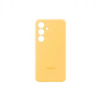 Samsung Galaxy S24 Custodia in silicone Giallo Monocromatico