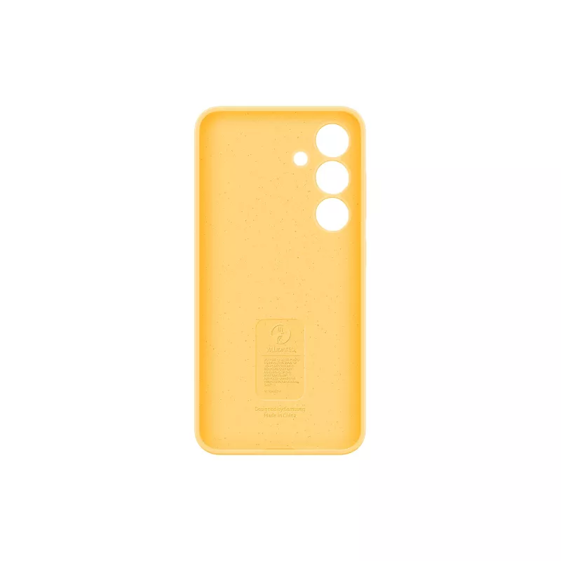 Samsung Galaxy S24 Custodia in silicone Giallo Monocromatico