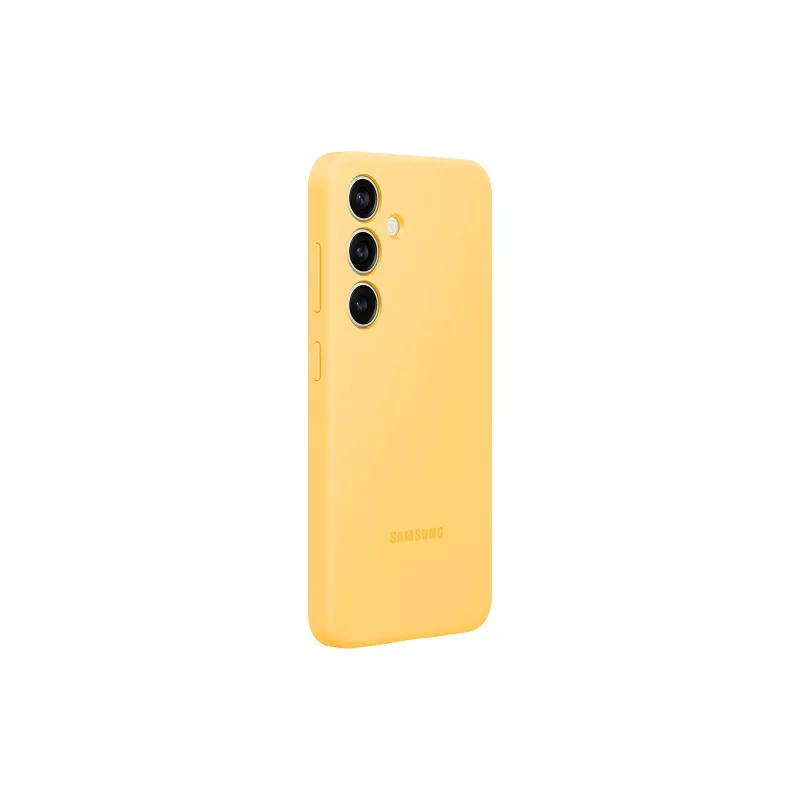 Samsung Galaxy S24 Custodia in silicone Giallo Monocromatico