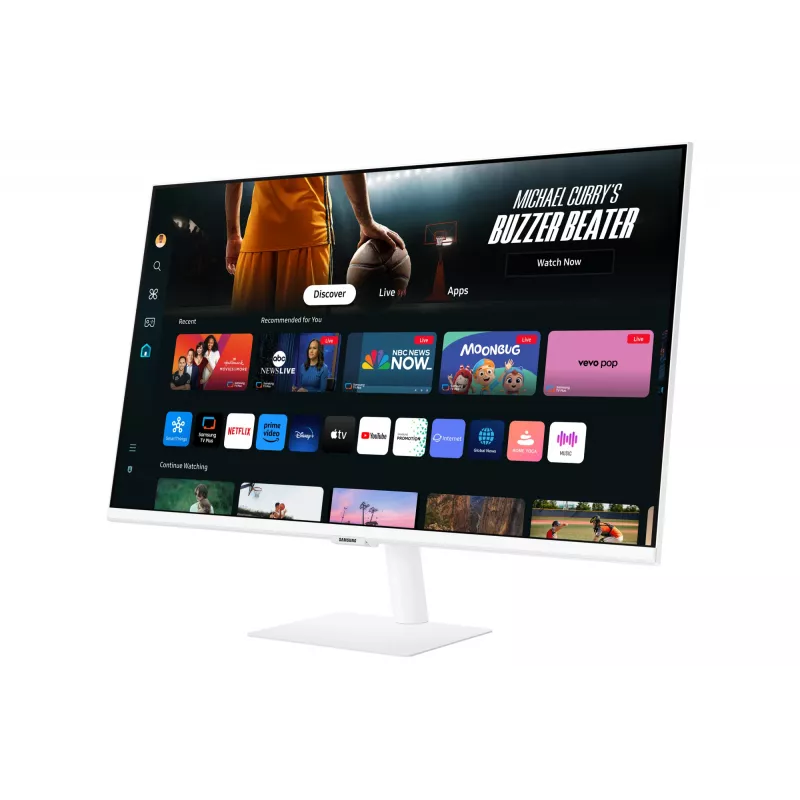 Samsung M70D monitor per computer 81,3 cm (32 inch) 3840 x 2160 pixel 4K Ultra HD LED bianco