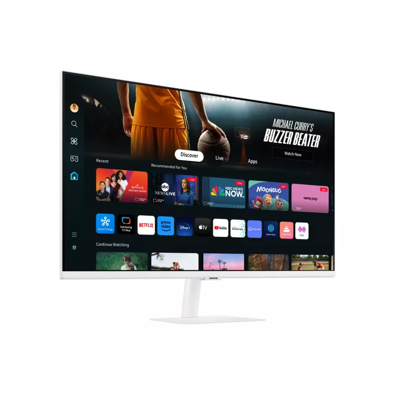 Samsung M70D monitor per computer 81,3 cm (32 inch) 3840 x 2160 pixel 4K Ultra HD LED bianco