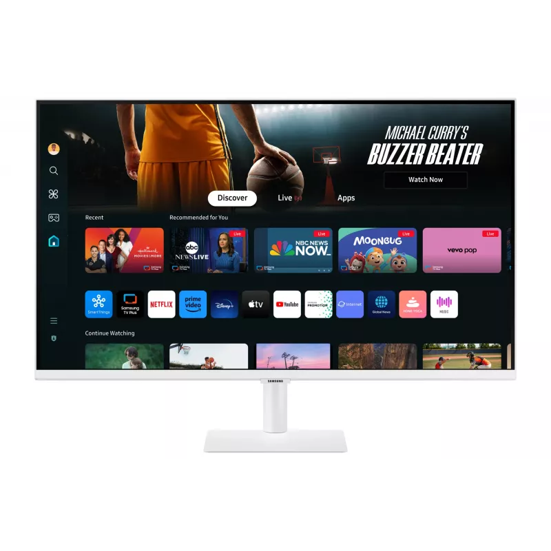 Samsung M70D monitor per computer 81,3 cm (32 inch) 3840 x 2160 pixel 4K Ultra HD LED bianco