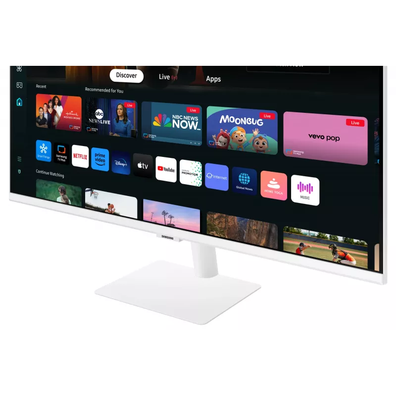 Samsung M70D monitor per computer 81,3 cm (32 inch) 3840 x 2160 pixel 4K Ultra HD LED bianco