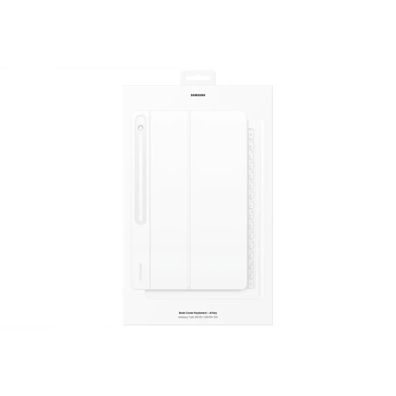 Samsung EF-DX625 QWERTY Pogo Pin bianco