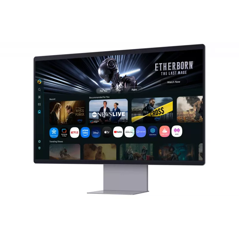 Samsung M90SF monitor per computer 81,3 cm (32 inch) 3840 x 2160 pixel 4K Ultra HD OLED argento