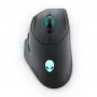 Alienware AW620M Mouse gaming per destrorsi RF wireless + USB Type-C ottico 26000 DPI