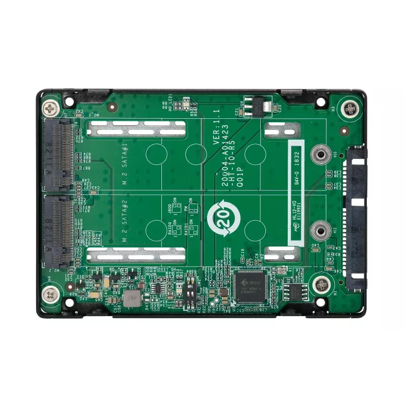 QNAP QDA-A2MAR Case di memoria case SSD nero M.2