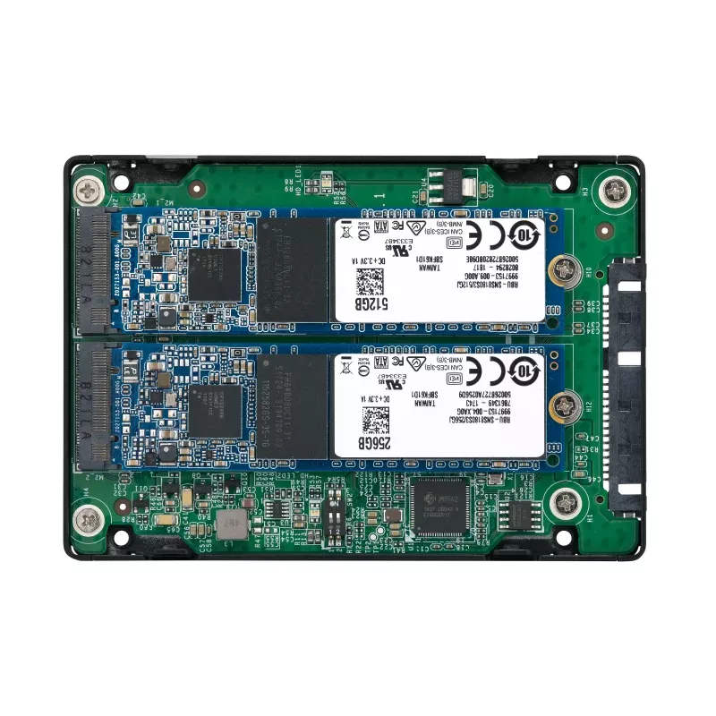QNAP QDA-A2MAR Case di memoria case SSD nero M.2