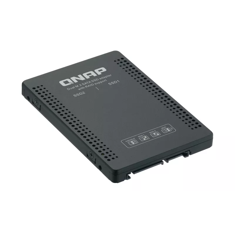 QNAP QDA-A2MAR Case di memoria case SSD nero M.2