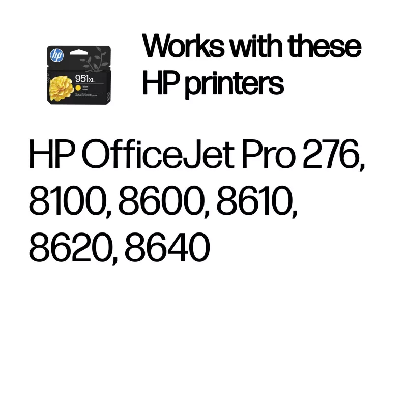 HP 951XL High Yield Giallo Cartuccia d'inchiostro originale, giallo, 1 pz., 1500 pagine