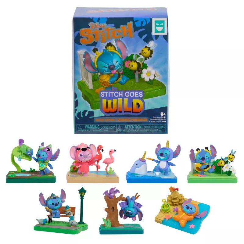 Just Play Happy Haul Stitch Goes Wild blind box di figure da collezione