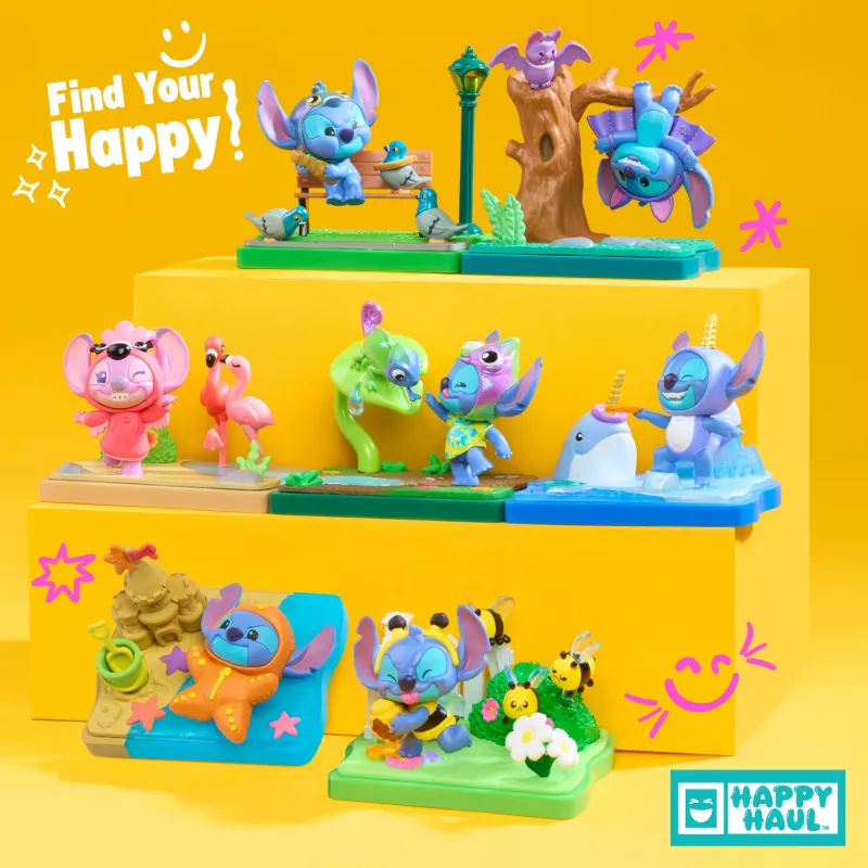 Just Play Happy Haul Stitch Goes Wild blind box di figure da collezione