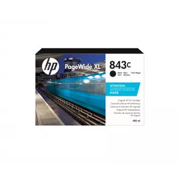 HP 843C cartuccia d'inchiostro PageWide XL 400 ml, nero, 1 pz.