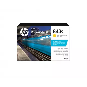 HP 843C cartuccia d'inchiostro PageWide XL 400 ml, giallo, 1 pz.
